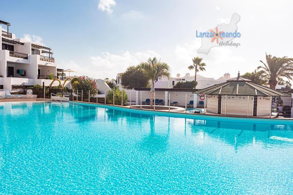 Casa Patty, Piscinas Climatizadas, Primera Linea Costa Teguise Bagian luar foto