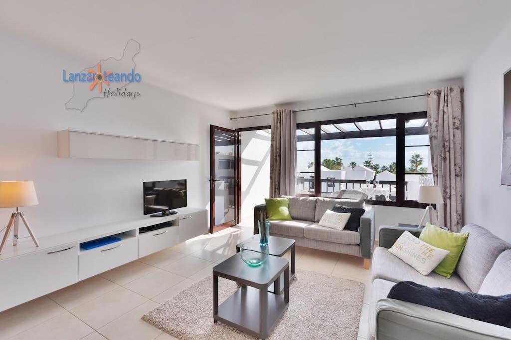 Casa Patty, Piscinas Climatizadas, Primera Linea Costa Teguise Bagian luar foto