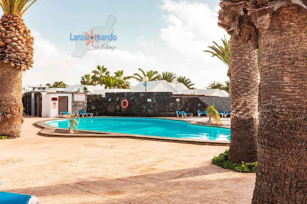 Casa Patty, Piscinas Climatizadas, Primera Linea Costa Teguise Bagian luar foto