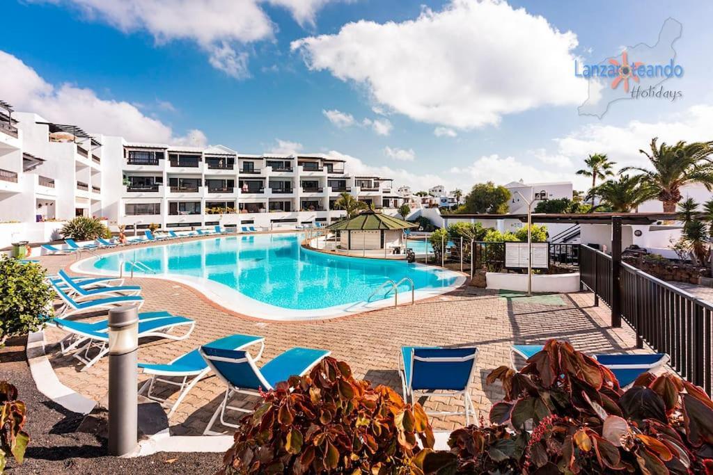 Casa Patty, Piscinas Climatizadas, Primera Linea Costa Teguise Bagian luar foto